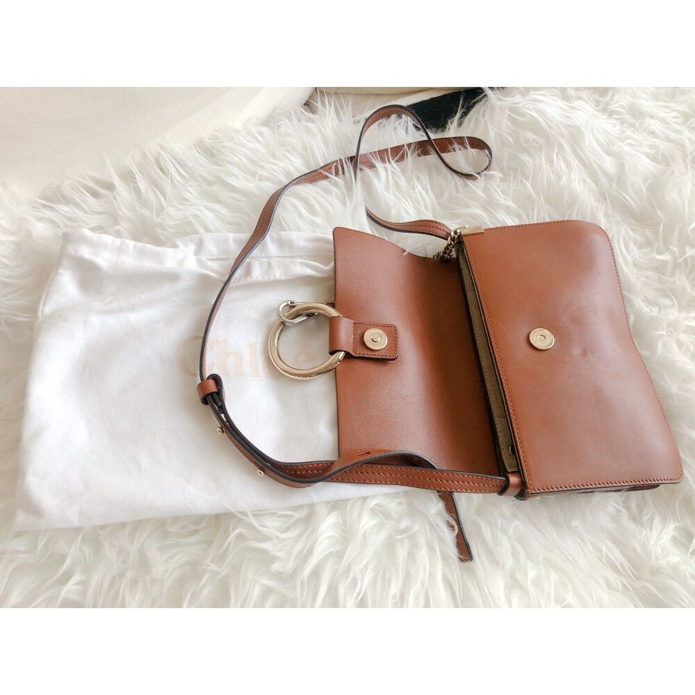 Chloe Faye - Small Bag Tobacco Suede Calfskin – like new w/ Dust Bag - Picture 5 of 7